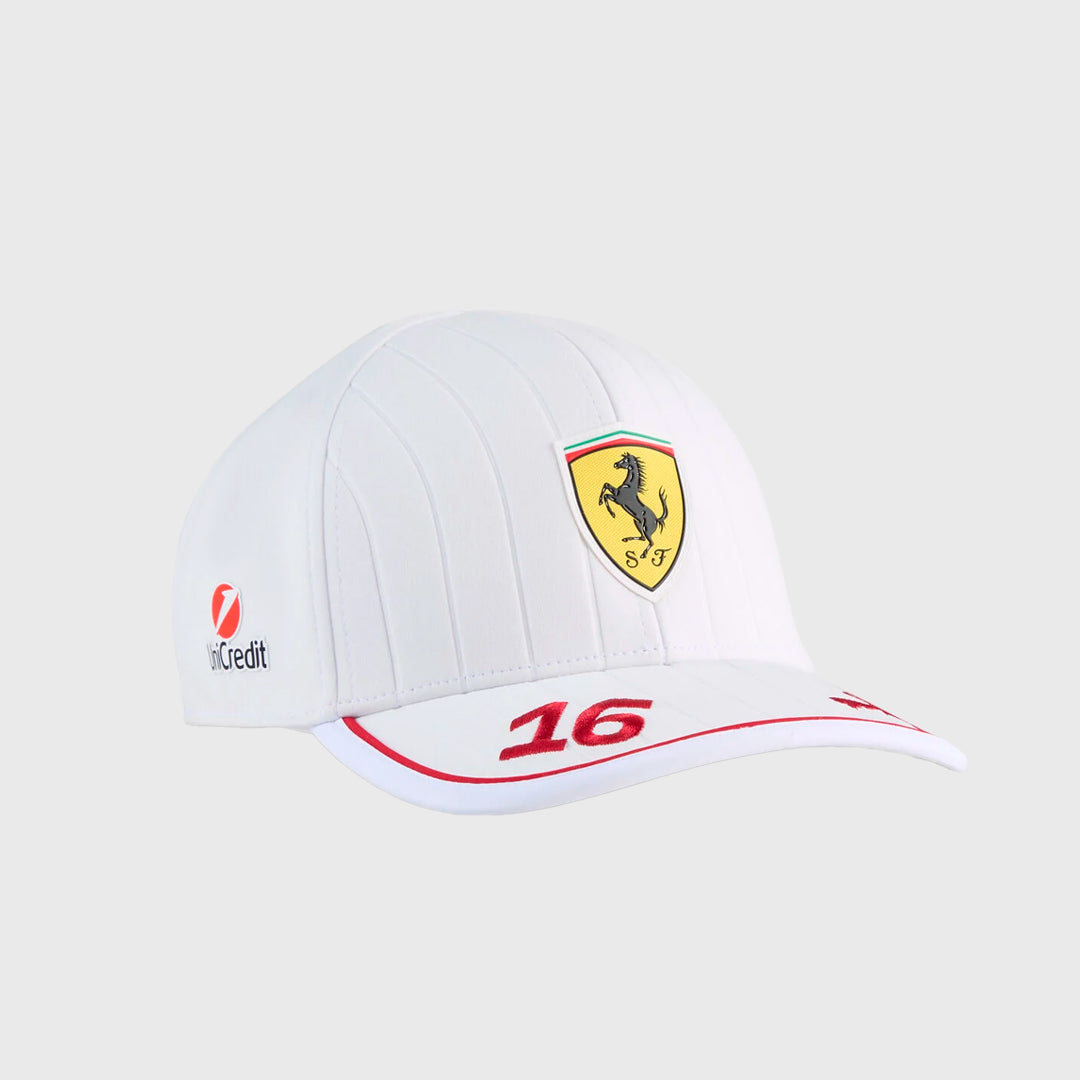 Gorra Ferrari de Charles Leclerc GP Miami 2025