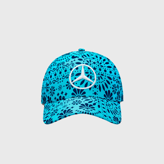 Gorra Mercedes AMG Petronas de George Russell GP Mexico 2024