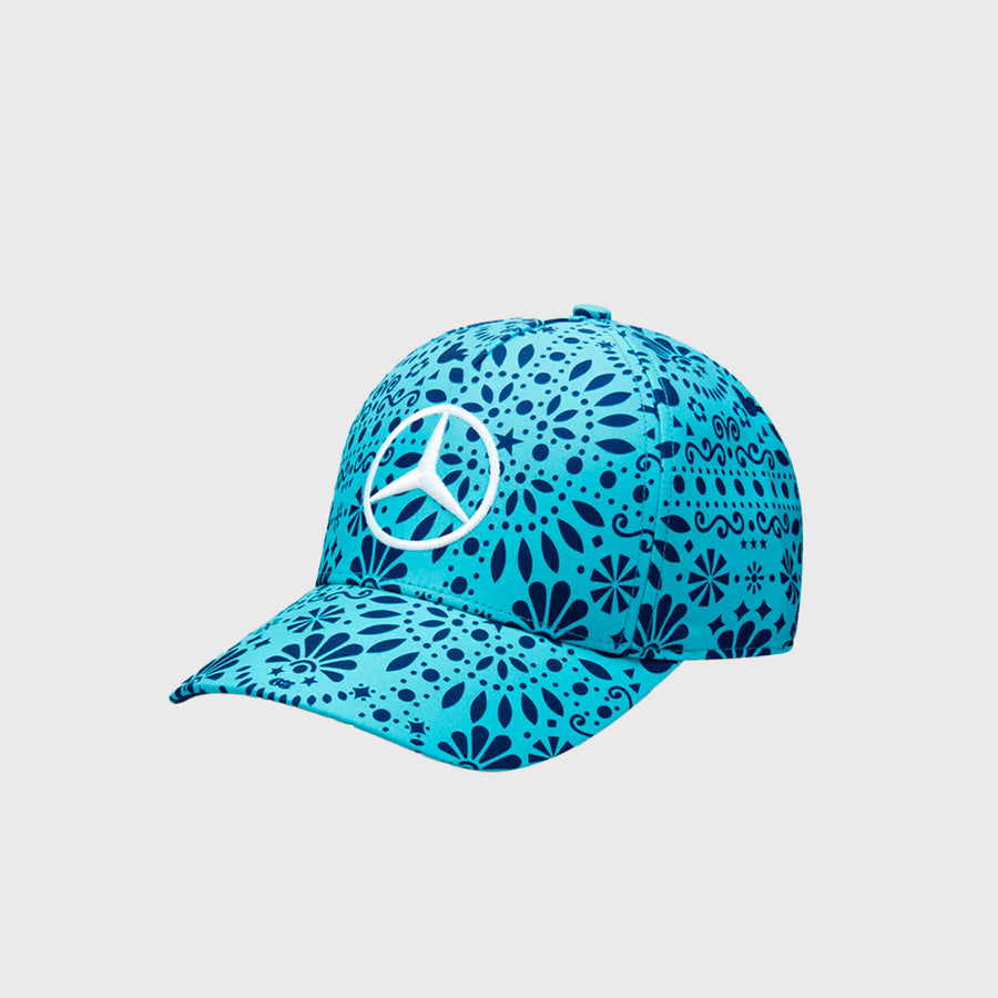Gorra Mercedes AMG Petronas de George Russell GP Mexico 2024