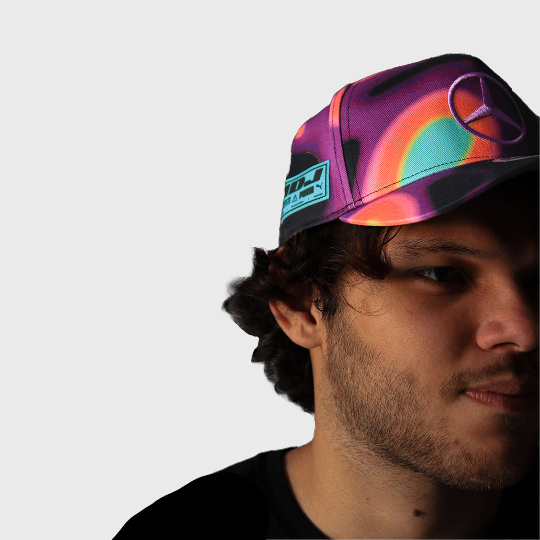 Gorra Mercedes AMG Petronas de Lewis Hamilton GP Miami 2024